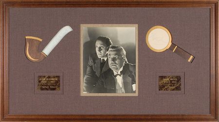 Lot #1071 Basil Rathbone and Nigel Bruce Signatures - Image 1