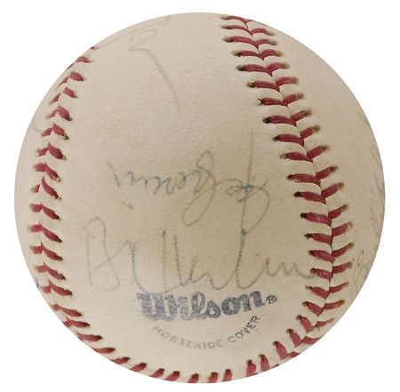 Lot #1135 Baseball Hall of Famers Baseball - Image 4