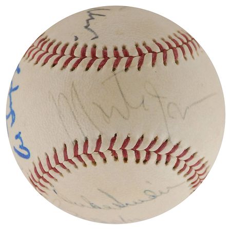 Lot #1135 Baseball Hall of Famers Baseball - Image 5
