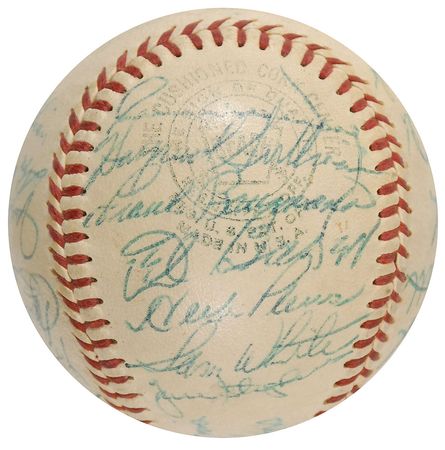 Lot #1144 Boston Red Sox: 1959 Baseball - Image 2
