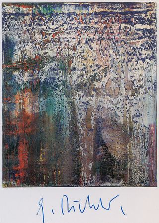 Lot #547 Gerhard Richter: Rare handwritten letter and postcard from the sought-after artist - Image 1