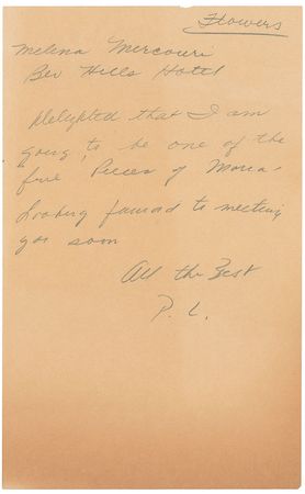 Lot #1057 Peter Lawford Archive - Image 1
