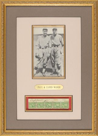 Lot #1121 Paul and Lloyd Waner Stamps - Image 1