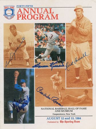 Lot #1139 Baseball Hall of Famers Programs - Image 2