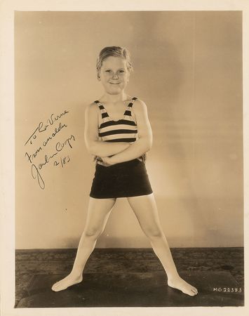 Lot #1024 Jackie Coogan and Jackie Cooper Signed Photographs - Image 2