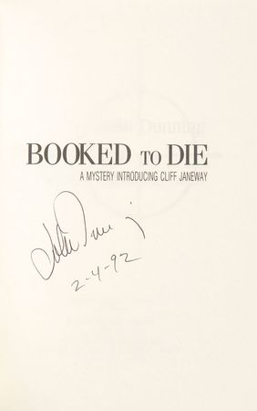 Lot #684 John Dunning Book - Image 1