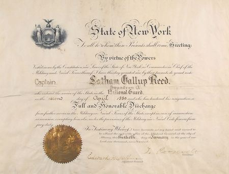 Lot #63 Theodore Roosevelt Signed Document - Image 1