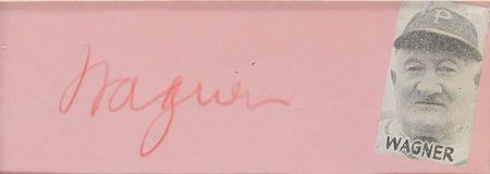 Lot #1120 Honus Wagner Signature - Image 2