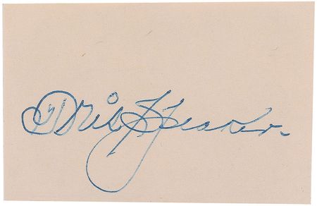 Lot #1116 Tris Speaker Signature - Image 1