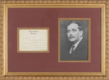 Lot #676 H. G. Wells Handwritten Letter Signed - Image 1