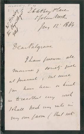 Lot #293 Thomas H. Huxley - Image 1