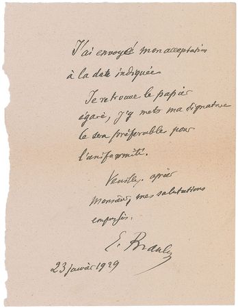 Lot #272 Edouard Branly - Image 1