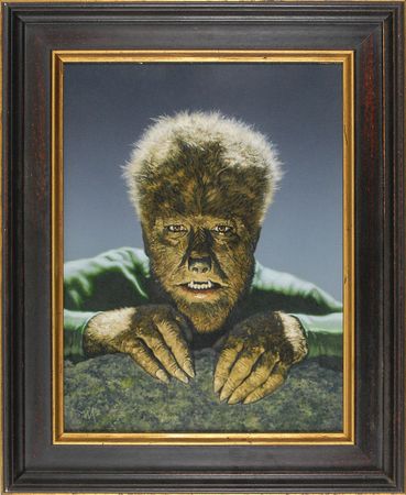 Lot #984 Wolfman: Original art of one of Universal?s most terrifying creations - Image 1