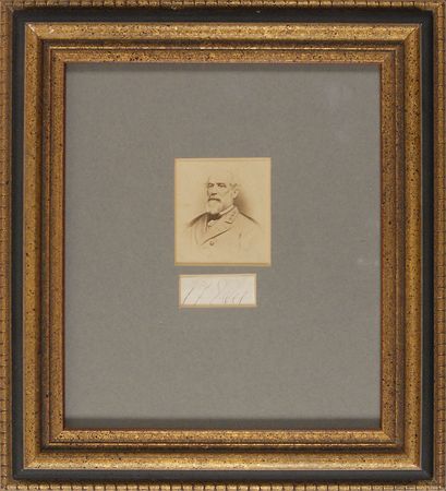 Lot #377 Robert E. Lee Signature - Image 1
