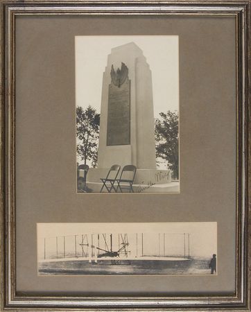 Lot #417 Orville Wright Signed Photograph - Image 1