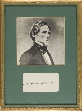 Lot #368 Jefferson Davis Signature - Image 2