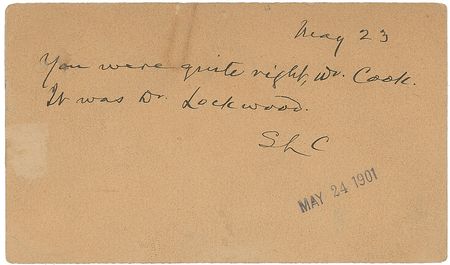 Lot #629 Samuel L. Clemens Signed Note - Image 1