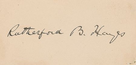 Lot #52 Rutherford B. and Lucy Hayes Signatures - Image 1