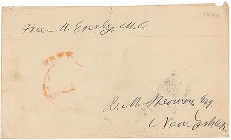 Lot #288 Horace Greeley Handwritten Letter Signed - Image 2