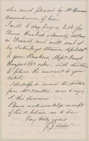 Lot #270 John Jacob Astor III - Image 2