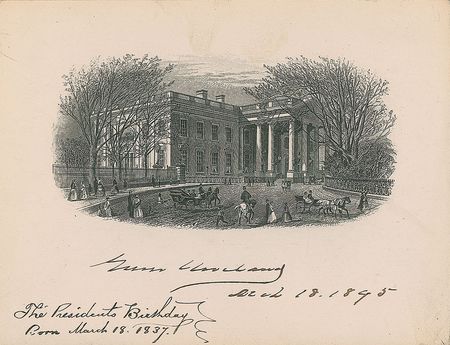 Lot #56 Grover and Frances Cleveland Engravings - Image 1