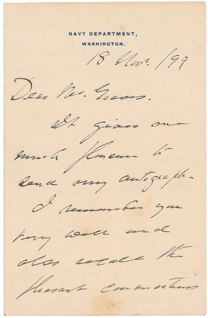 Lot #370 George Dewey - Image 1