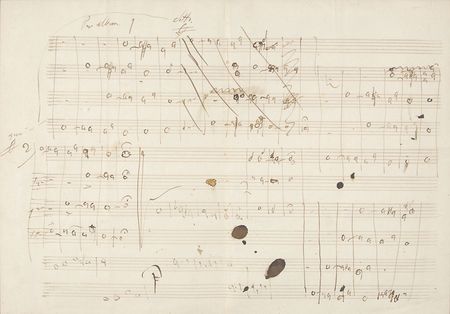 Lot #714 Gaetano Donizetti: Lengthy musical quote from the distinguished Italian composer - Image 3