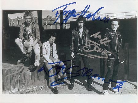 Lot #790 The Clash: Scarce fully-signed portrait of ?The Only Band That Matters? - Image 1