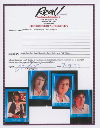Lot #856 Dire Straits Program - Image 6