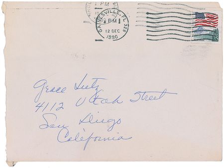 Lot #1122 Ted Williams Greeting Card - Image 3