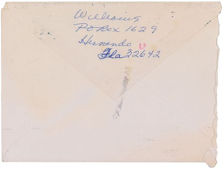Lot #1122 Ted Williams Greeting Card - Image 4