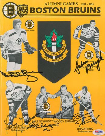 Lot #1143 Boston Bruins Program - Image 1