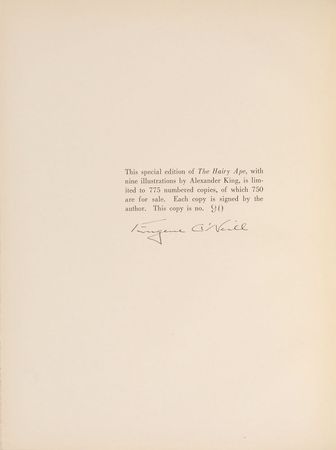 Lot #693 Eugene O?Neill Book - Image 1