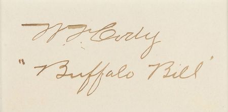 Lot #167 William F. ‘Buffalo Bill’ Cody Signature - Image 2