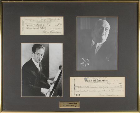 Lot #796 George and Ira Gershwin Checks - Image 1