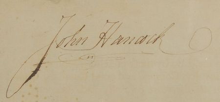 Lot #192 John Hancock: Governor Hancock appoints a captain in the militia - Image 3