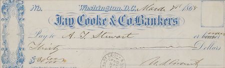 Lot #50 U. S. Grant Check - Image 2