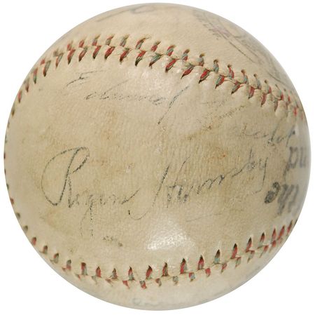 Lot #1124 Hack Wilson, Rogers Hornsby, and Kiki Cuyler: Exceptional baseball following Wilson’s record-shattering season—along with Hornsby and Cuyler - Image 2