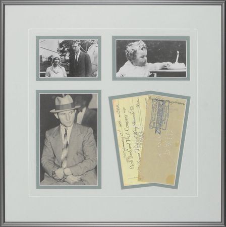 Lot #190 Bruno Richard Hauptmann: Hauptmann endorses a check from prison only days after being denied clemency - Image 1