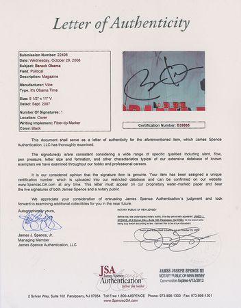 Lot #140 Barack Obama - Image 2