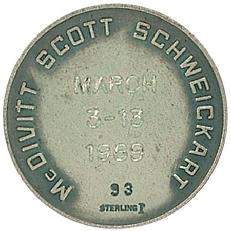 Lot #431 Apollo 9: Robbins medal number ‘93’ specifically requested by Dave Scott - Image 2