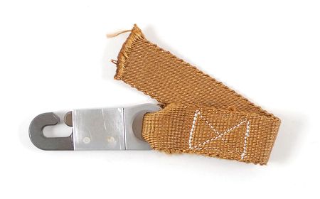 Lot #451 Apollo 15: Important hammock hook and strap used on the lunar surface - Image 1
