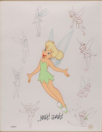 Lot #328 Tinker Bell Masters Series limited edition cel from Peter Pan - Image 1