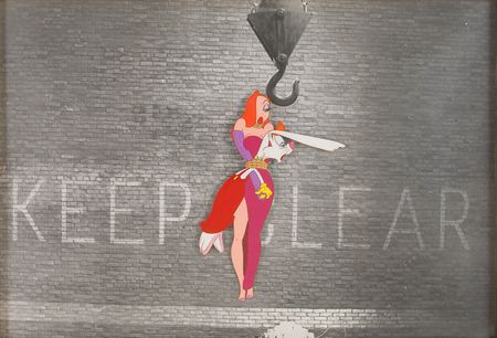 Lot #302 Roger and Jessica Rabbit production cel from Who Framed Roger Rabbit? - Image 1