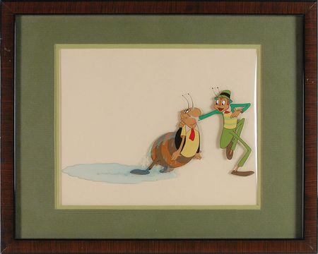 Lot #12 Hoppity and Mr. Bumble production cel from Hoppity Goes to Town - Image 2