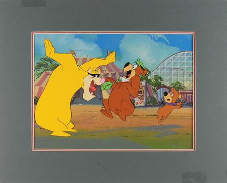 Lot #470 Yogi and Boo-Boo Bear production cel from The Yogi Bear TV Show - Image 1