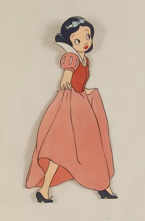 Lot #55 Early Snow White production cel from Snow White and the Seven Dwarfs - Image 3