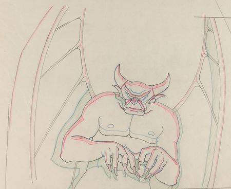 Lot #121 Chernabog production drawing from Fantasia - Image 2