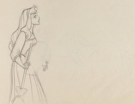 Lot #241 Briar Rose and Merryweather production drawing from Sleeping Beauty - Image 2