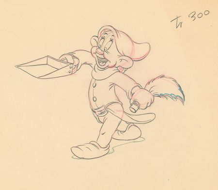Lot #162 Dopey production drawing from The Winged Scourge - Image 2